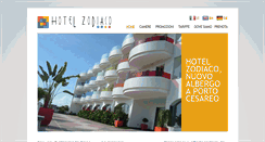 Desktop Screenshot of hotelzodiaco.com